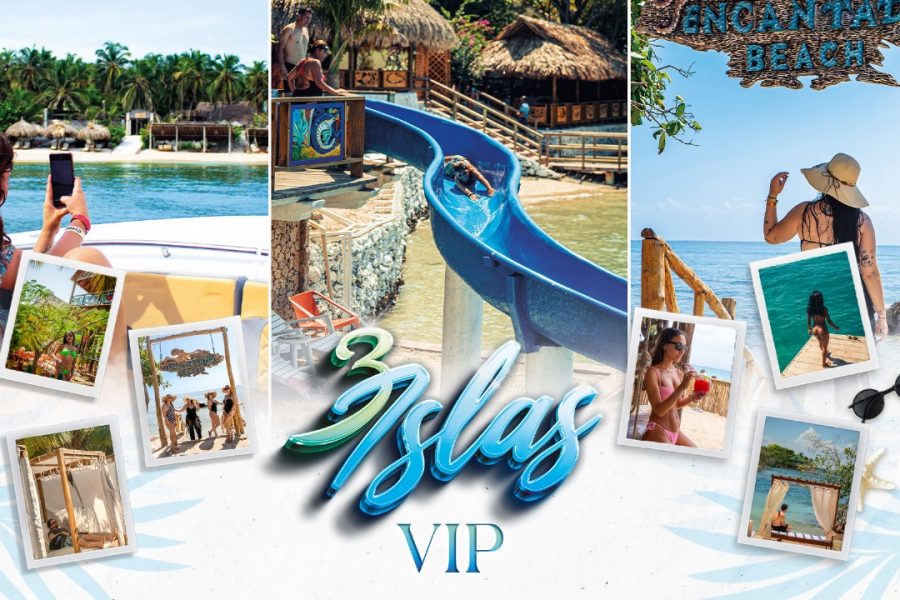 Full day visiting 3 islands and 3 VIP Beach Clubs (Rosario, Baru, T Bomba).